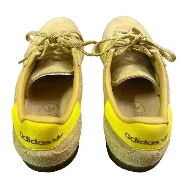 Adidas Originals Busenitz Vintage Skateboarding Shoes in Beige Yellow Size 8 main image 4